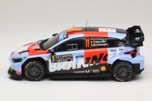 Hyundai i20 N Rally1 #11 T. Neuville / M. Wydaeghe Rally Monte Carlo 2026 IXO 1:18 18RMC270B Metall - pilt 3/6