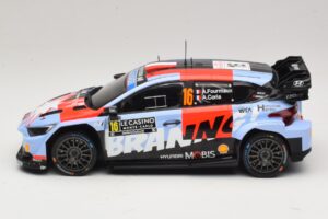Hyundai i20 N Rally1 #16 A. Fourmaux / A. Coria Rally Monte Carlo 2026 IXO 1:18 18RMC270A Metall - pilt 3/6