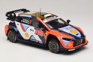 Hyundai i20 N Rally1 #8 O. Tanak / M. Jarveoja Rally Portugal 2025 IXO 1:18 18RMC251A Metall - pilt 4/6