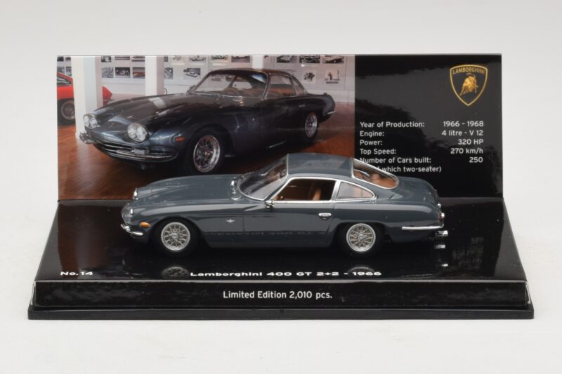 Lamborghini 400 GT 2+2 Hall Minichamps 1:43 Lamborghini 400 GT 2+2 Hall Minichamps 1:43 436103310 Metall