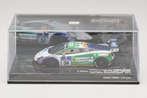 Lamborghini Gallardo LP600 GT3 #34 Reiter Engineering H-J. Stuck 24 Hours of Nurburgring 2011 Minichamps 1:43 437111284 Metal - pilt 4/5