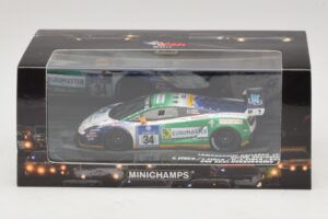 Lamborghini Gallardo LP600 GT3 #34 Reiter Engineering H-J. Stuck 24 Hours of Nurburgring 2011 Minichamps 1:43 437111284 Metal - pilt 5/5