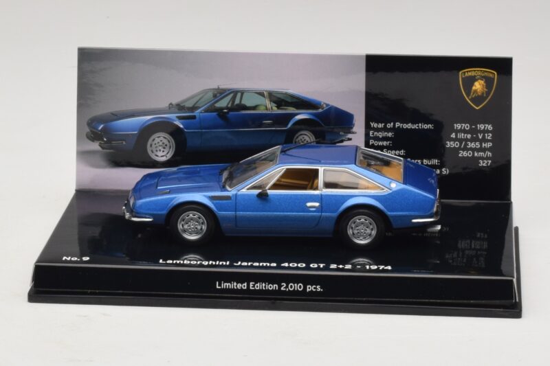 Lamborghini Jarama 400 GTS Sinine Minichamps 1:43 Lamborghini Jarama 400 GTS Sinine Minichamps 1:43 436103400 Metall