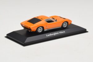 Lamborghini Miura P400 Oranž Maxichamps 1:43 940103001 Metall - pilt 2/5