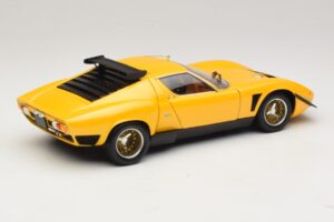 Lamborghini Miura SVR Kollane & Must Kyosho 1:18 08319GY Metall - pilt 3/8