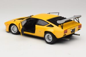 Lamborghini Urraco Rally Pearl Yellow Kyosho 1:18 08445GY Metall - pilt 5/8