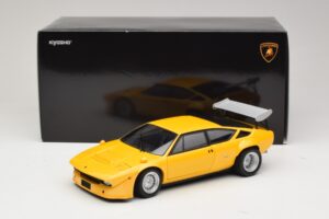 Lamborghini Urraco Rally Pearl Yellow Kyosho 1:18 08445GY Metall - pilt 8/8