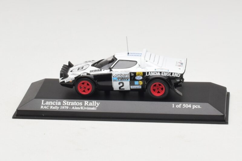 Lancia Stratos Rally #2 M. Alen / I. Kivimaki RAC Rally 1979 Minichamps 1:43 430791202 Metall