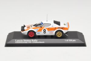Lancia Stratos Rally #8 Livieratos / Manolis Acropolis Rally 1978 Minichamps 1:43 430781208 Metall
