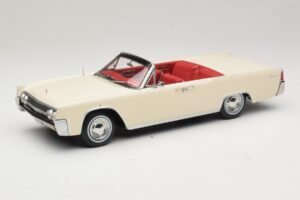 Lincoln Continental Convertible Valge John F. Kennedy KK-Scale 1:18 KKDC181523 Metall