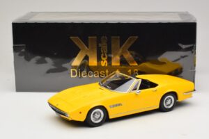 Maserati Ghibli Spyder Kollane KK-Scale 1:18 KKDC181303 Metall - pilt 7/7