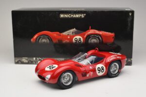 Maserati Tipo 61 #98 C. Shelby Times Mirror GP For Sportscars 1960 Minichamps 1:12 120601298 Metall - pilt 8/8
