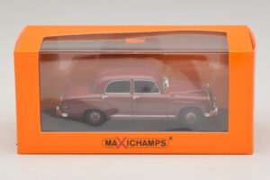 Mercedes 180 W120 Punane Maxichamps 1:43 940033101 Metall - pilt 5/5