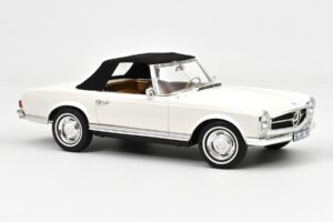 Mercedes 230 SL W113 Pagoda Valge Norev 1:12 123800 Metall - pilt 3/3