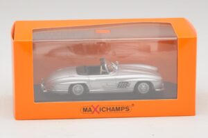 Mercedes 300 SL W198 Roadster Hõbe Maxichamps 1:43 940039030 Metall - pilt 5/5