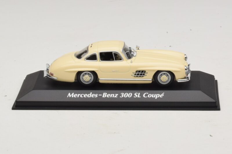Mercedes 300 SL W198 Valge Maxichamps 1:43 940039002 Metall