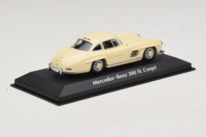 Mercedes 300 SL W198 Valge Maxichamps 1:43 940039002 Metall - pilt 2/5