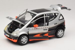 Mercedes A-Class W168 D. Coulthard Hõbe Maisto 1:18 35841 Metall - pilt 2/8