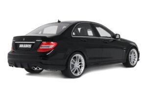 Mercedes C63 AMG W204 Brabus B63S Obsidian Black GT Spirit 1:18 GT582 Vaik - pilt 2/5