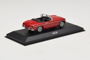 MG MGB Mk1 Punane Maxichamps 1:43 940131030 Metall - pilt 2/5