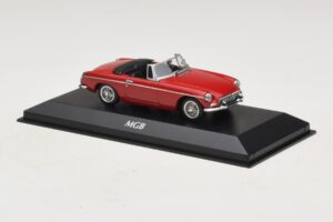 MG MGB Mk1 Punane Maxichamps 1:43 940131030 Metall - pilt 3/5