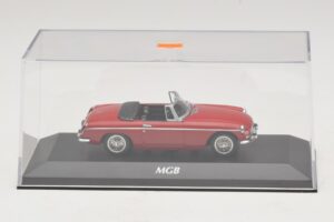 MG MGB Mk1 Punane Maxichamps 1:43 940131030 Metall - pilt 4/5