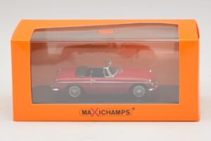MG MGB Mk1 Punane Maxichamps 1:43 940131030 Metall - pilt 5/5