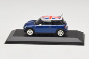 Mini Cooper S R53 Sinine Briti Lipuga Minichamps 1:43 MINI026 Metall