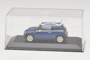 Mini Cooper S R53 Sinine Šoti Lipuga Minichamps 1:43 MINI016 Metall - pilt 4/5