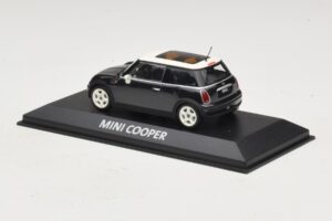 Mini Cooper S R53 Tumeroheline Panoraamkatusega Minichamps 1:43 MINI015 Metall - pilt 3/4