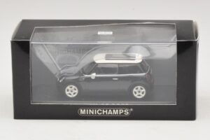 Mini Cooper S R53 Tumeroheline Panoraamkatusega Minichamps 1:43 MINI015 Metall - pilt 4/4