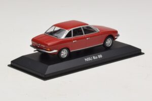 NSU Ro 80 Punane Maxichamps 1:43 940015402 Metall - pilt 2/5