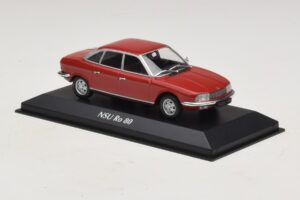 NSU Ro 80 Punane Maxichamps 1:43 940015402 Metall - pilt 3/5