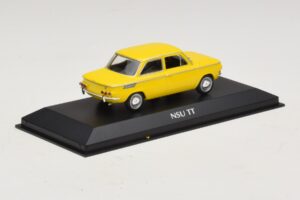 NSU TT Kollane Maxichamps 1:43 940015301 Metall - pilt 2/5