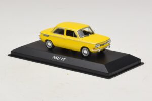 NSU TT Kollane Maxichamps 1:43 940015301 Metall - pilt 3/5