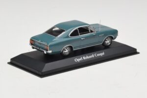 Opel Rekord C Kupee Sinine Maxichamps 1:43 940046121 Metall - pilt 2/5