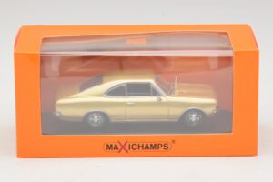 Opel Rekord C Kupee Kuldne Maxichamps 1:43 940046120 Metall - pilt 5/5