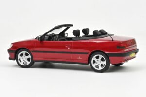 Peugeot 306 Kabriolett Diablo Red Norev 1:18 184930 Metall - pilt 2/2