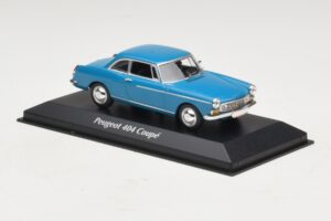 Peugeot 404 Kupee Sinine Maxichamps 1:43 940112921 Metall - pilt 3/5