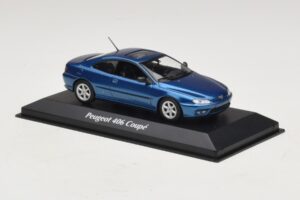 Peugeot 406 Kupee Sinine Metallik Maxichamps 1:43 940112620 Metall - pilt 3/5