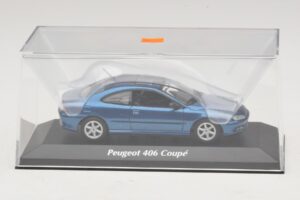 Peugeot 406 Kupee Sinine Metallik Maxichamps 1:43 940112620 Metall - pilt 4/5