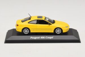 Peugeot 406 Kupee Kollane Maxichamps 1:43 940112621 Metall