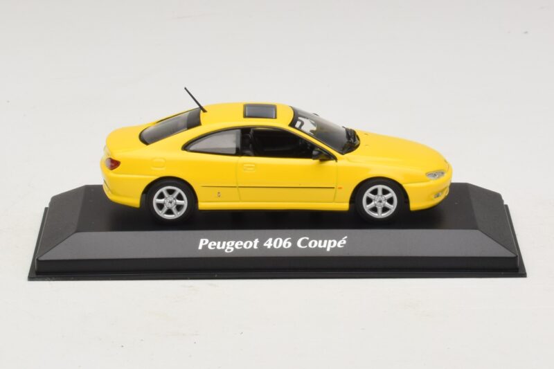 Peugeot 406 Kupee Kollane Maxichamps 1:43 940112621 Metall