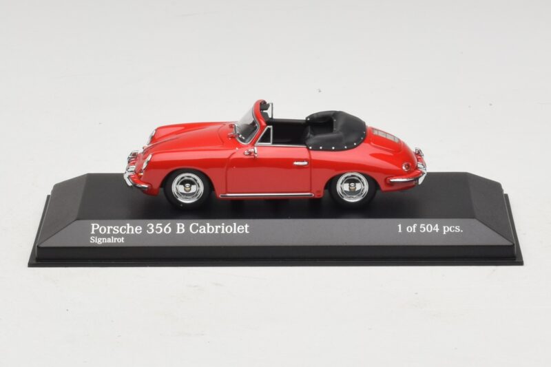 Porsche 356 B Kabriolett Punane Minichamps 1:43 Porsche 356 B Kabriolett Punane Minichamps 1:43 400064331 Metall