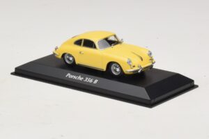 Porsche 356 B Kollane Maxichamps 1:43 940064300 Metall - pilt 3/5