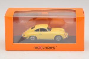 Porsche 356 B Kollane Maxichamps 1:43 940064300 Metall - pilt 5/5