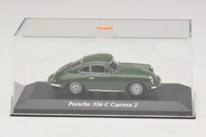 Porsche 356C Carrera 2 Tumeroheline Maxichamps 1:43 940062360 Metall - pilt 4/5