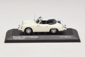 Porsche 356C Kabriolett Polizei Dusseldorf Minichamps 1:43 430062391 Metall