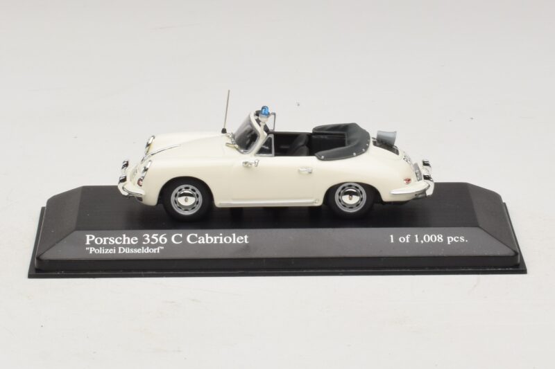 Porsche 356C Kabriolett Polizei Dusseldorf Minichamps 1:43 430062391 Metall