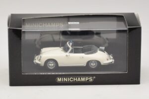 Porsche 356C Kabriolett Polizei Dusseldorf Minichamps 1:43 430062391 Metall - pilt 5/5